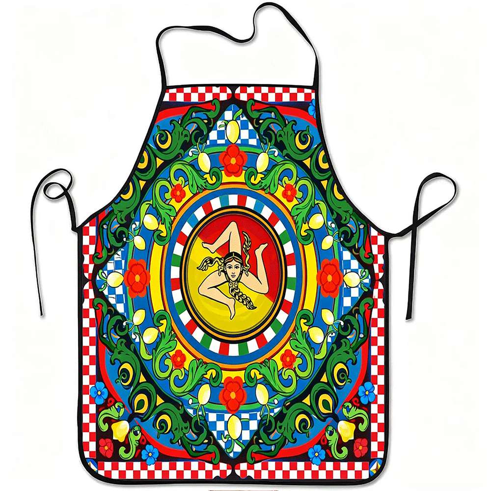 Home Cooking Ideas - 1 sztuka fartucha w stylu włoskim,