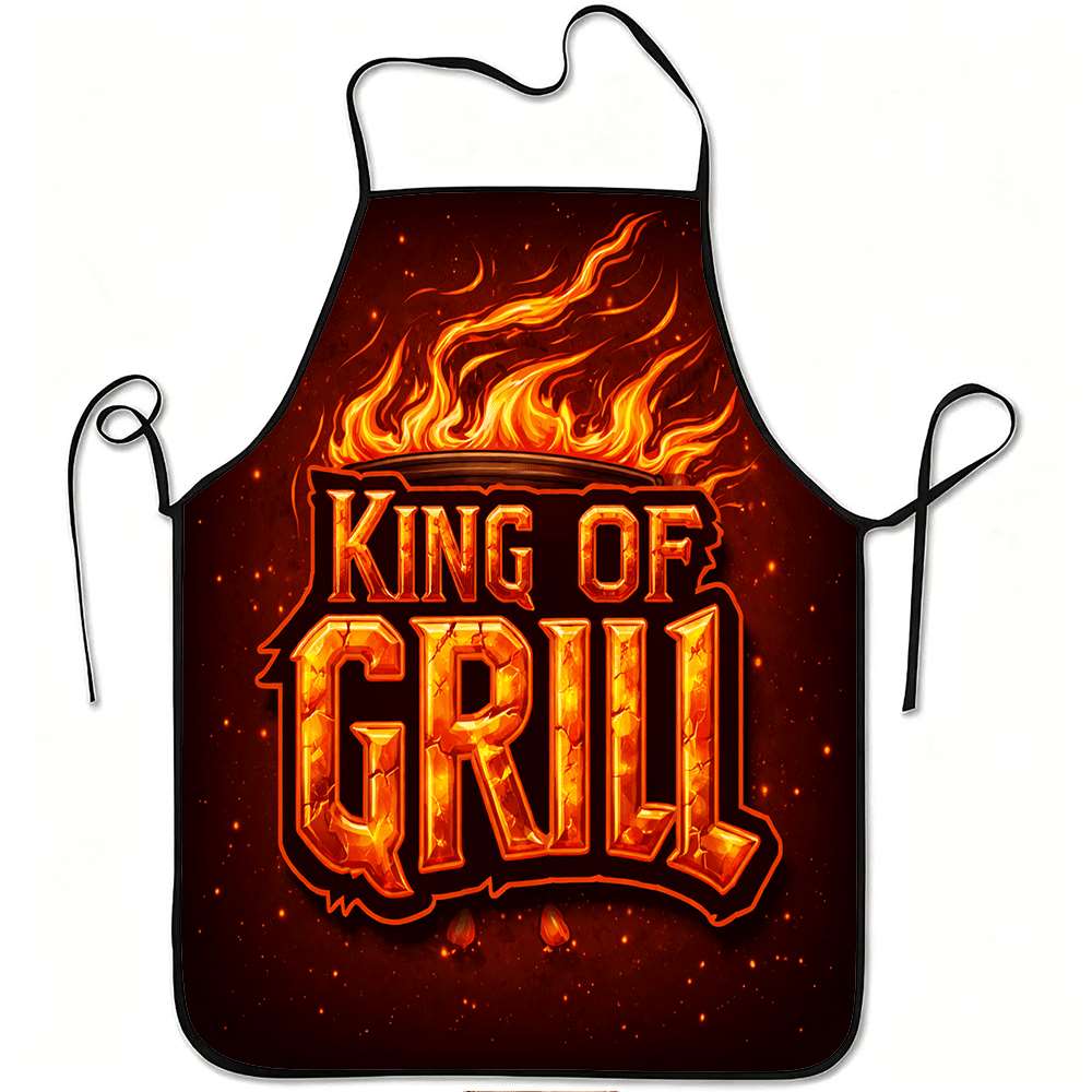 Home Cooking Ideas - 1 sztuka fartucha Bbq King, fartuch