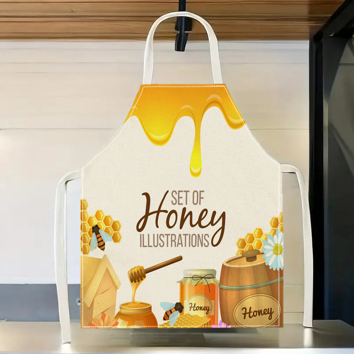 Home Cooking Ideas - Fartuch z motywem pszczoły miodnej, słodki