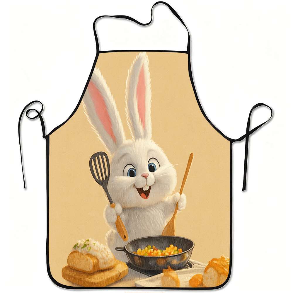 Home Cooking Ideas - 1 Sztuka Zabawnego Fartucha z Motywem