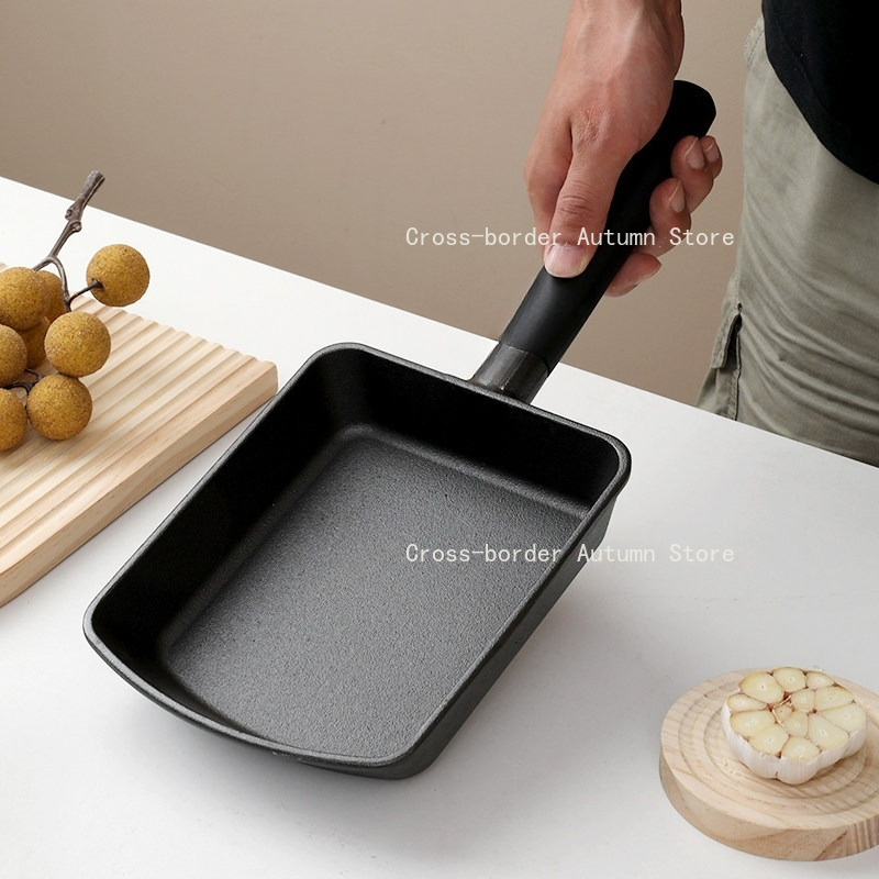 Niepowlekana żeliwna kwadratow – Home Cooking Egg Roll recenzja i cena