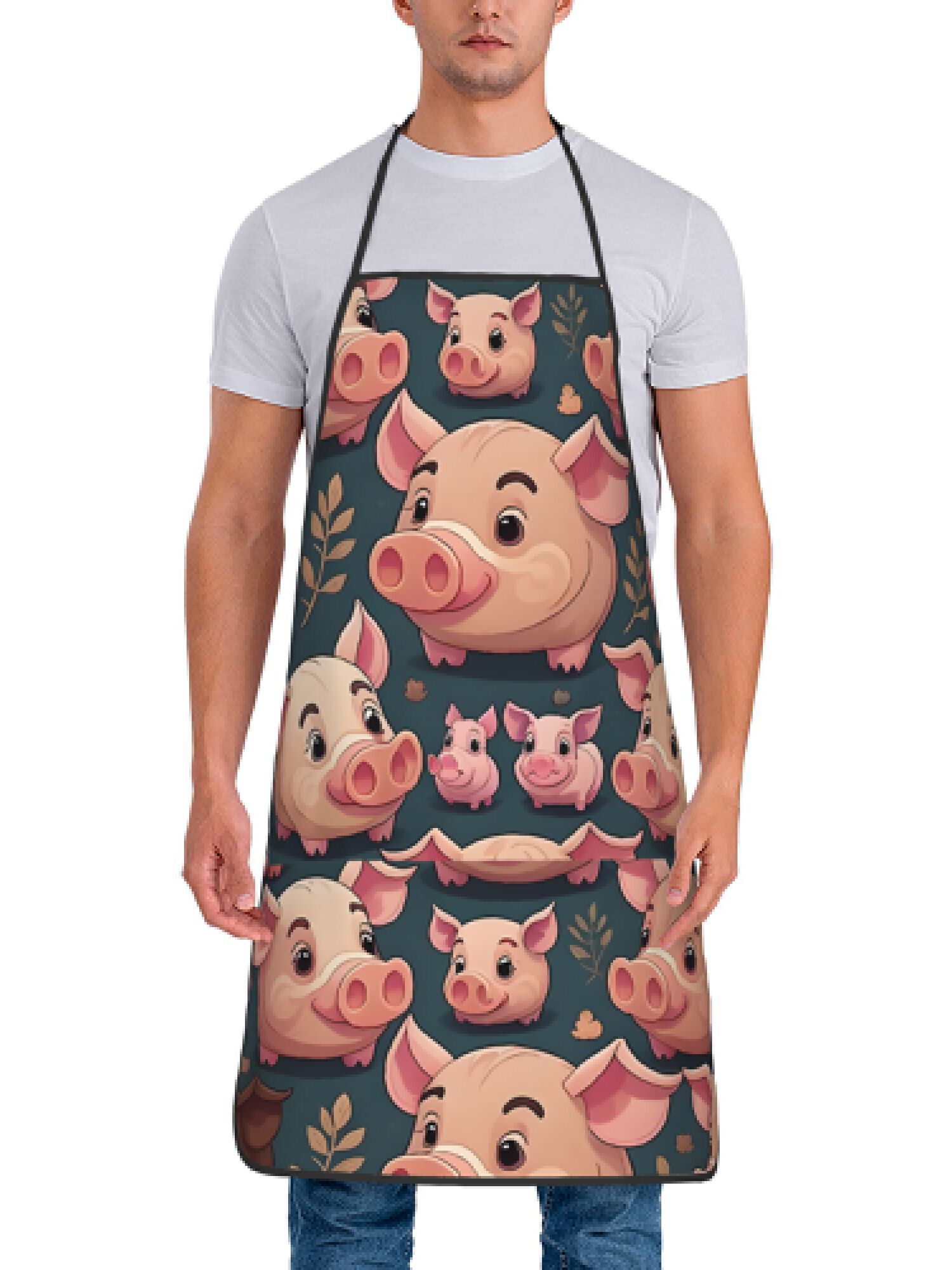 1 sztuka retro różowego fartuc – Home Cooking Ideas recenzja i cena